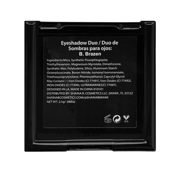 NWT Shaina B Miami Eyeshadow Duo B Brazen - Picture 4 of 4